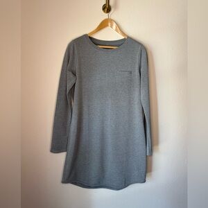 Lucy Activewear Gray Long Sleeve Tunic Dress size M